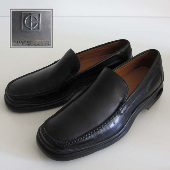 new COLE HAAN NIKE AIR Santa Barbara black loafers 11 W